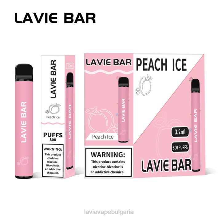 прасковен лед LAVIE BAR 800 впръсквания 62X8314 | Lavie Vape Bulgaria